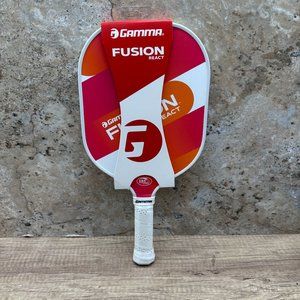 Gamma Fusion React Pickleball Paddle XS 23 12 Pro Lite Pink Orange NWT